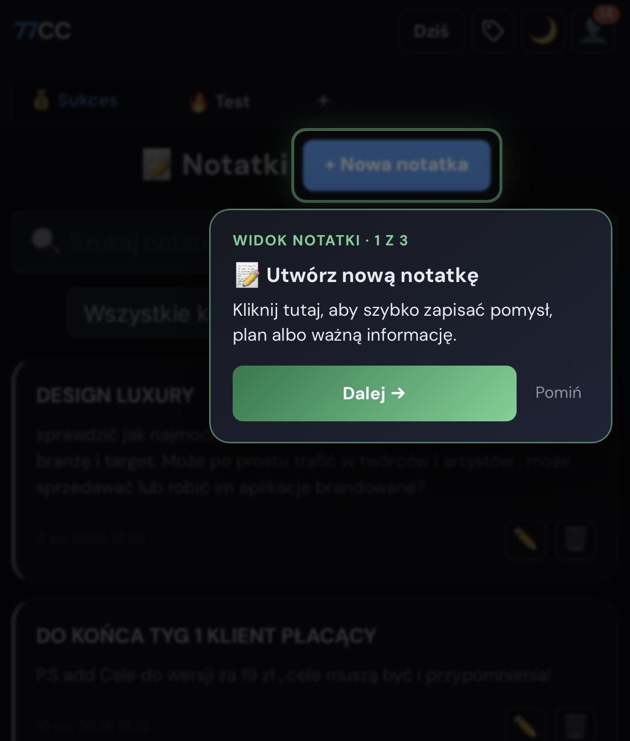Notatki 77CC Planner